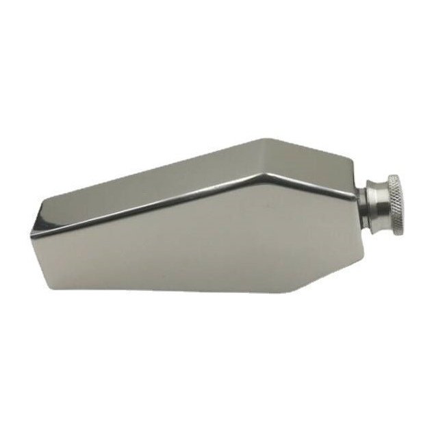 Stainless Steel Silver Hip Flask - ForWhiskeyLovers.com