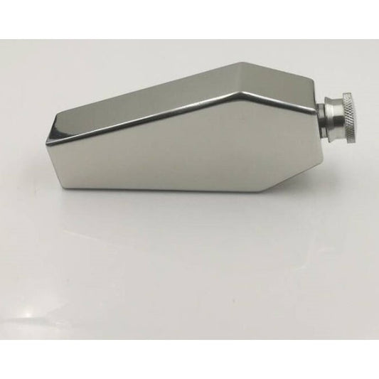 Stainless Steel Silver Hip Flask - ForWhiskeyLovers.com