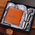 Stylish Portable Stainless Steel Flask Set - ForWhiskeyLovers.com