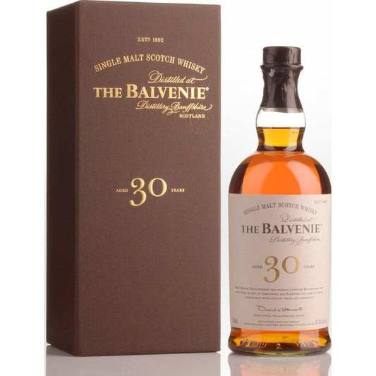 The Balvenie 30YO Single Malt Whisky 750mL - ForWhiskeyLovers.com
