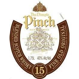 The Dimple Pinch Scotch 15 Year 750ml - ForWhiskeyLovers.com