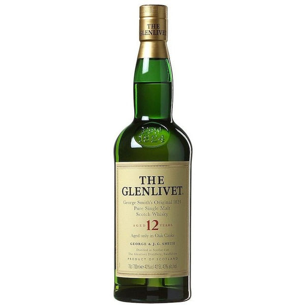 The Glenlivet 12 Year Old Single Malt Whisky (750mL