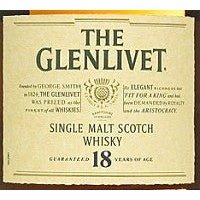 The Glenlivet Scotch Single Malt 18 Year 750ml - ForWhiskeyLovers.com
