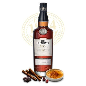 The Glenlivet XXV Speyside Single Malt Whisky 750mL - ForWhiskeyLovers.com