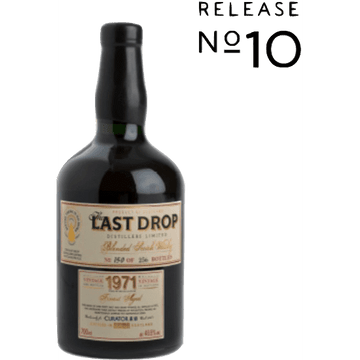 The Last Drop Release No.10 1971 Blended Scotch Whisky - ForWhiskeyLovers.com