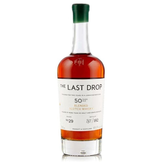 The Last Drop Release No. 29: Jamaican Rum Cask Finished 50 Year Old Blended Scotch Whisky 700mL - ForWhiskeyLovers.com