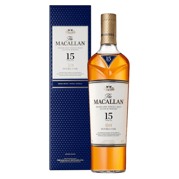 The Macallan Double Cask 15 Year Old Highland Single Malt Whisky 750mL - ForWhiskeyLovers.com