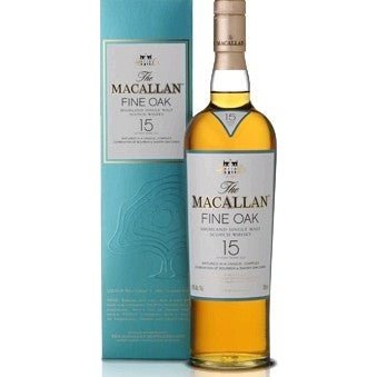 The Macallan Fine Oak Scotch Single Malt 15 Year 750ml - ForWhiskeyLovers.com