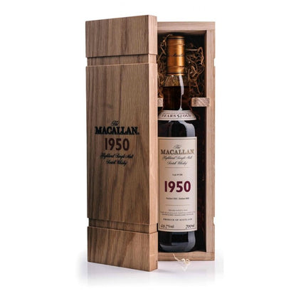 The Macallan Fine & Rare 1950 52 Year Old Single Malt Whisky 750mL - ForWhiskeyLovers.com