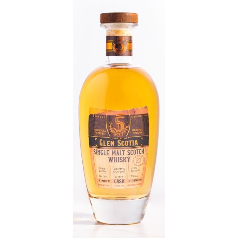 The Perfect Fifth Glen Scotia 27 Year Old Single Malt Scotch Whisky - ForWhiskeyLovers.com
