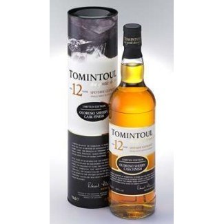 Tomintoul 12 year old Oloroso Cask Finish Single Malt Scotch Whisky 700mL - ForWhiskeyLovers.com
