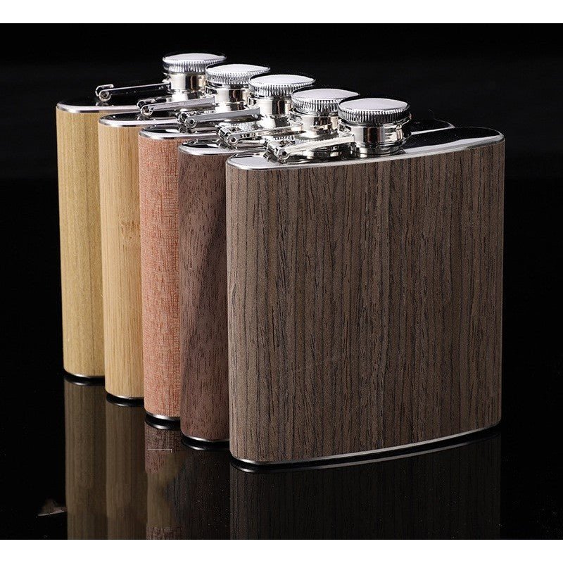 Vintage Stainless Steel Spirits Flasks - ForWhiskeyLovers.com