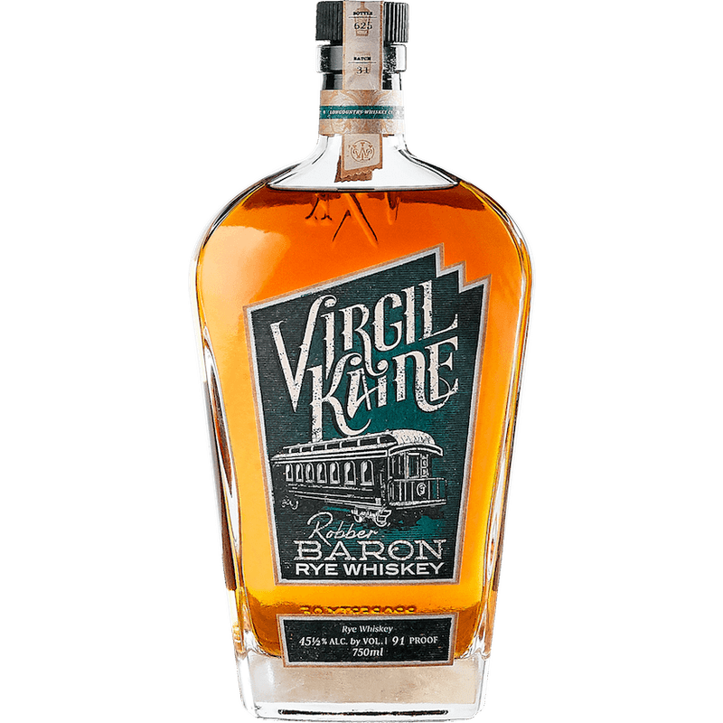 Virgil Kaine Robber Baron Rye Whiskey 750mL - ForWhiskeyLovers.com