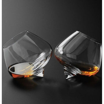 Wide Belly Spirits Crystal Glass - ForWhiskeyLovers.com