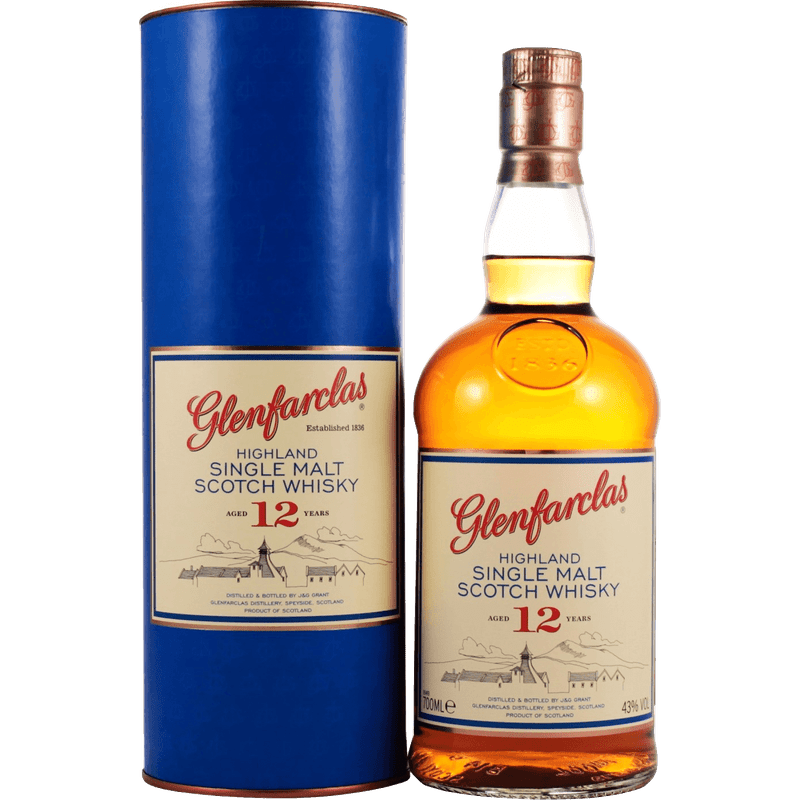 Glenfarclas 12 Year Old Highland Single Malt (750mL) - ForWhiskeyLovers.com