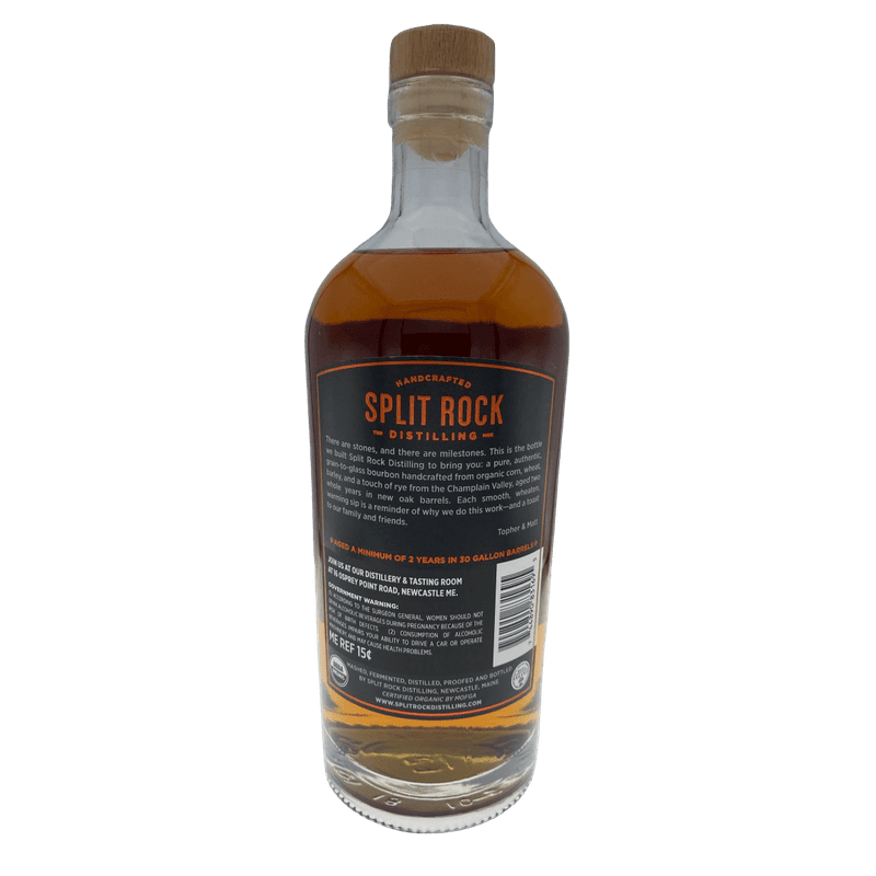 Split Rock Organic Straight Bourbon Whiskey (750mL) - ForWhiskeyLovers.com