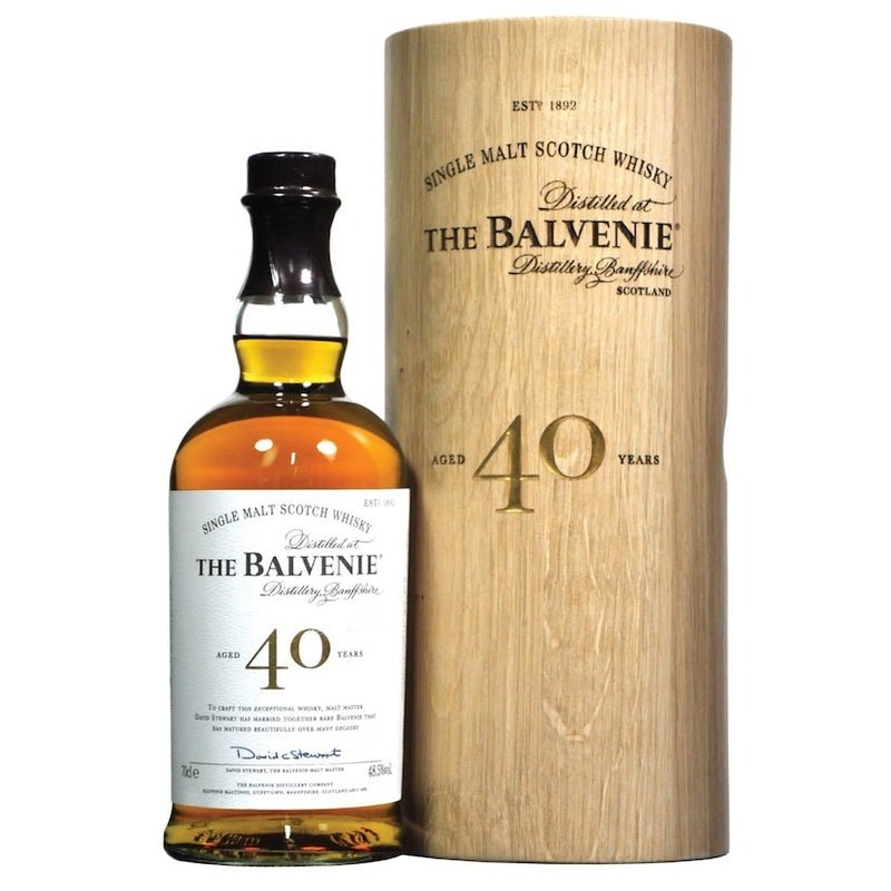 The Balvenie 40 Year Old Single Malt Whisky (750mL) - ForWhiskeyLovers.com
