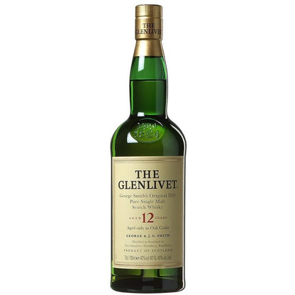 The Glenlivet 12 Year Old Single Malt Whisky (750mL) - ForWhiskeyLovers.com